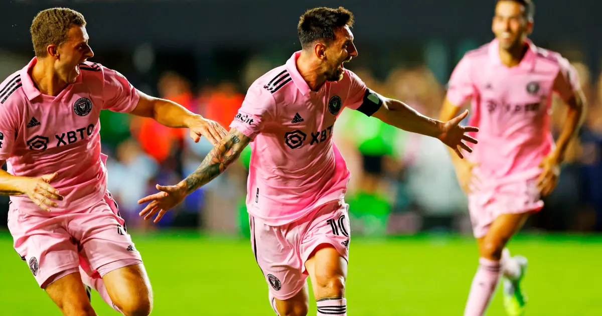Watch Lionel Messi strike a powerful brace for Inter Miami vs Orlando City